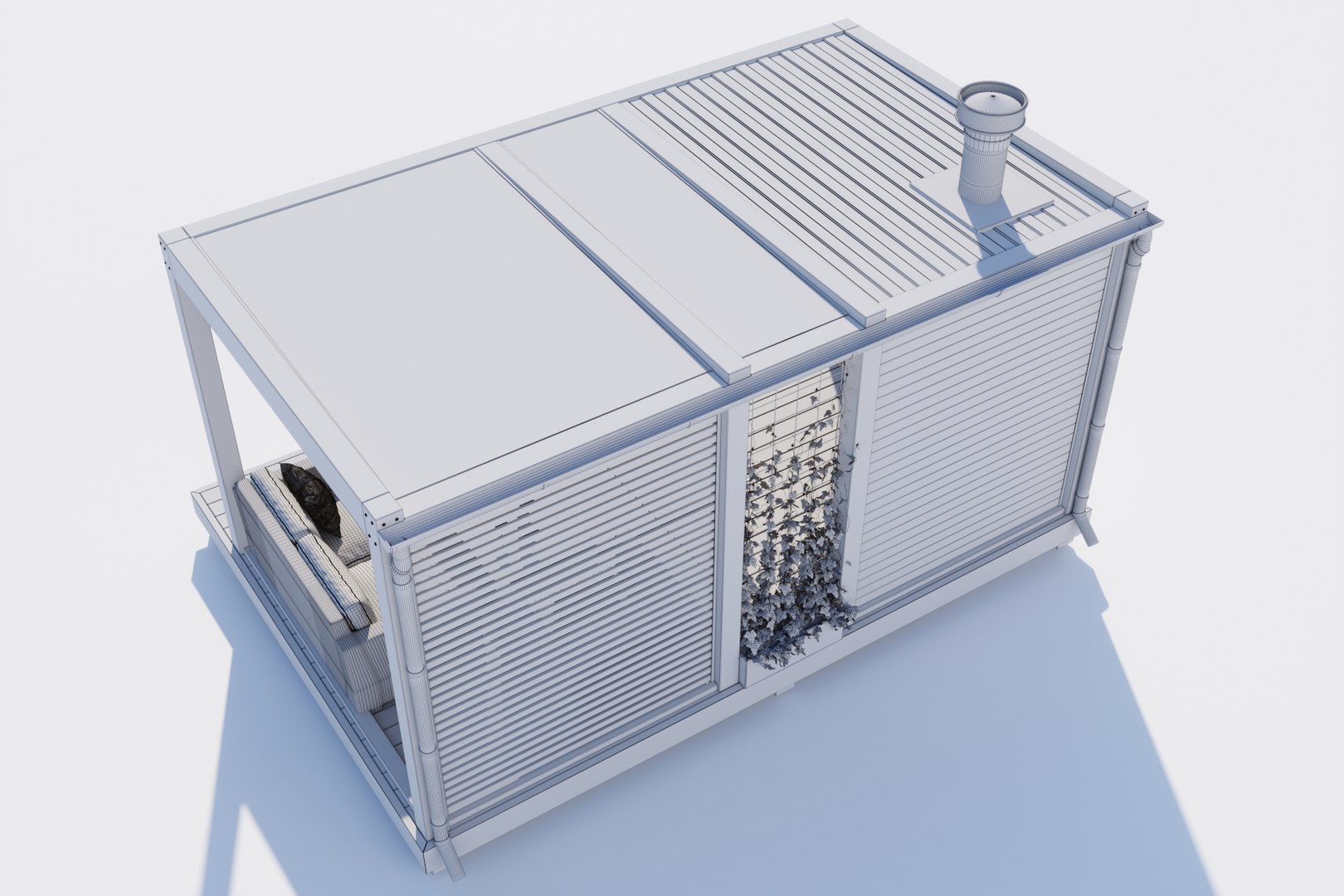 Modern Garden Module 2 Model - TurboSquid 1821913