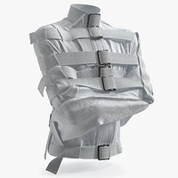 Human Strait Jacket White