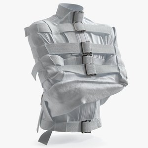 Human Strait Jacket White