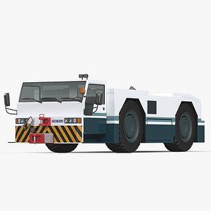 3D aircraft tow tractor schopf model
