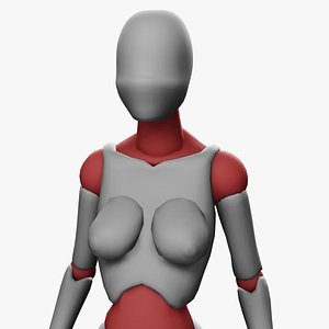 E-Z-Rig Slim Female Mannequin 3D model