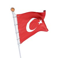 Flag Turkey animated