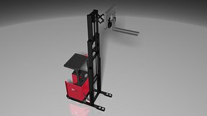 reach truck extension 3d model
