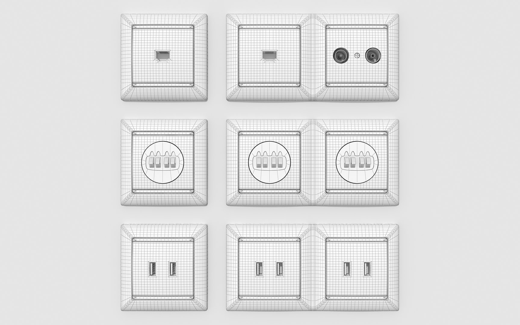3D Switches and Sockets https://p.turbosquid.com/ts-thumb/oQ/Z8MyaH/6d/switches_sockets08/png/1741693459/1920x1080/fit_q87/f53b4fd9a91d13febb6f597c46c560838987a9a6/switches_sockets08.jpg