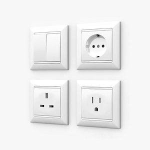 3D Switches and Sockets