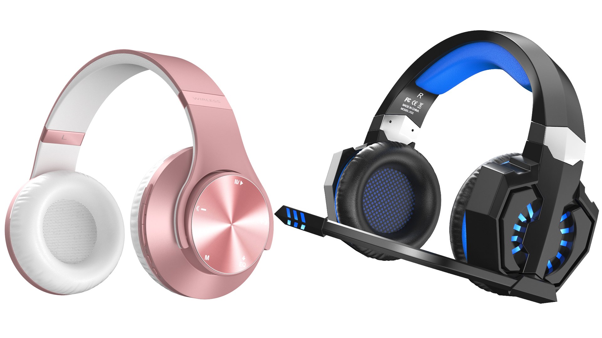 3D Detailed Two Headset - TurboSquid 2129990