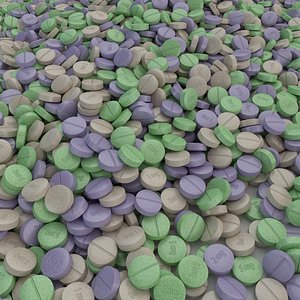 tablets medicine 3d obj