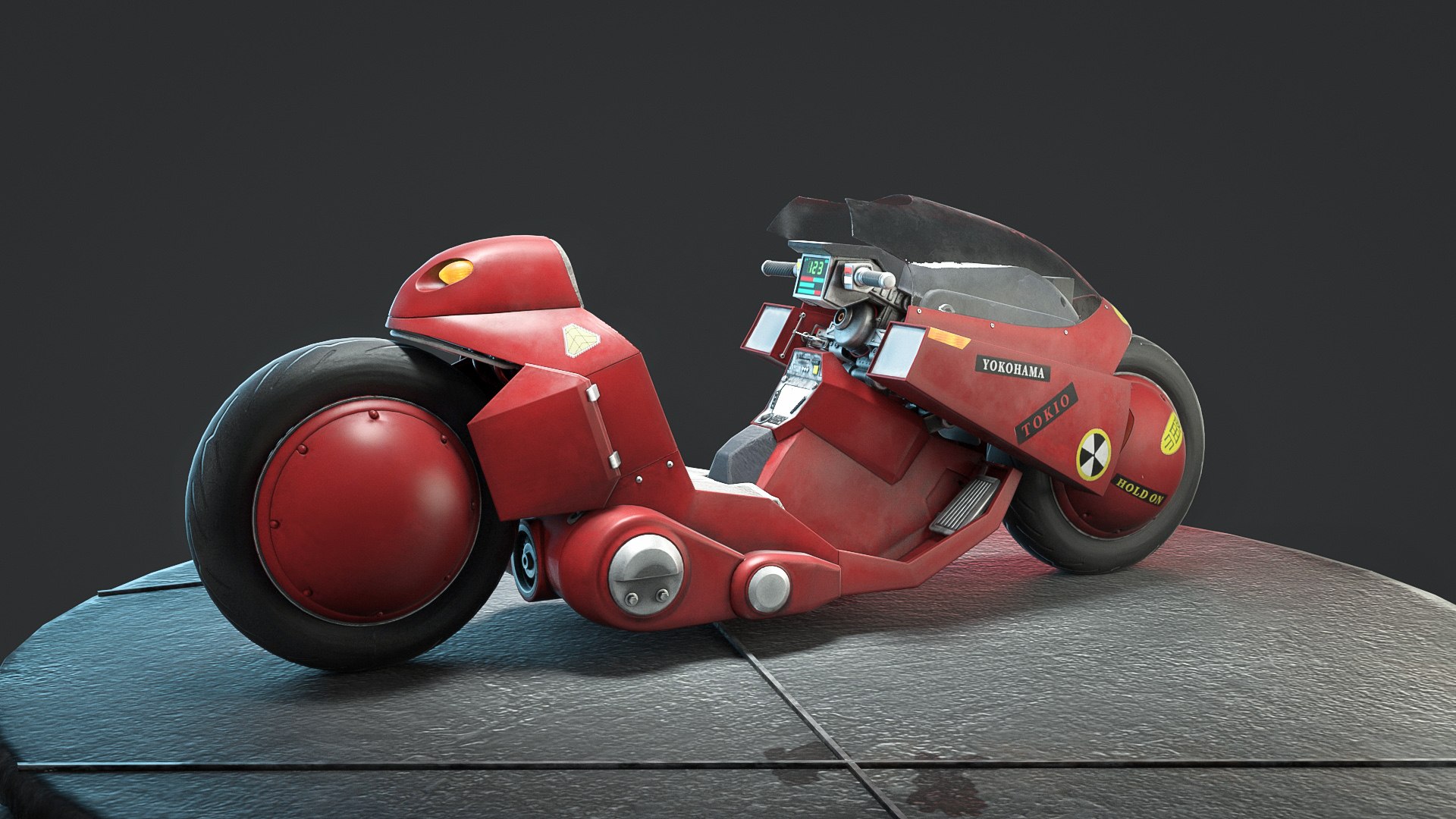 3D Akira Motorcycle - TurboSquid 1626239