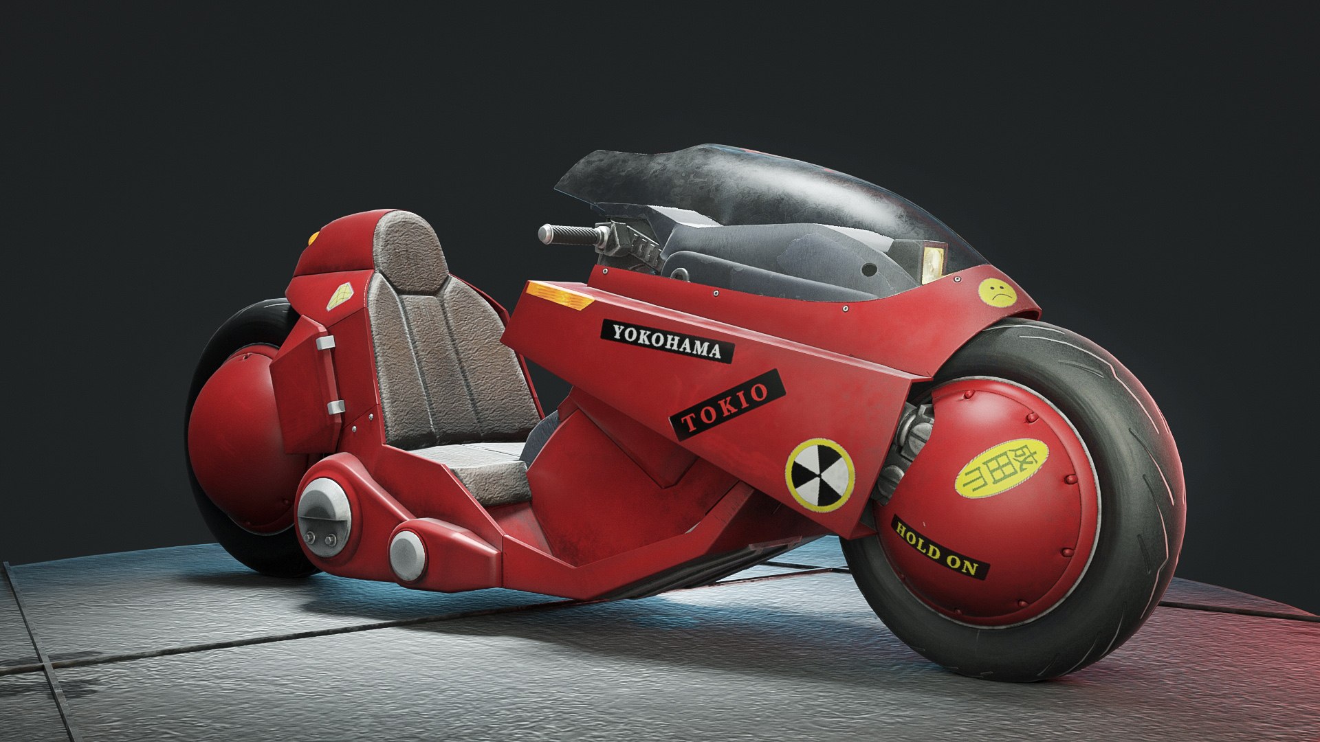 3D Akira Motorcycle - TurboSquid 1626239