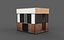 Stand, Essensstand 3D-Modell