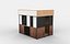 Stand, Essensstand 3D-Modell