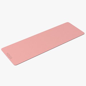 3D Yoga Mat Unwrap Pink model