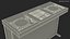 Console DJ avec table de mixage et éclairage bleu