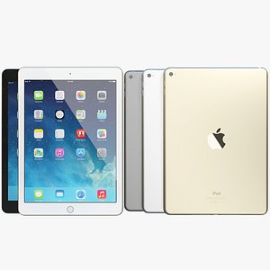 realistic apple ipad air obj