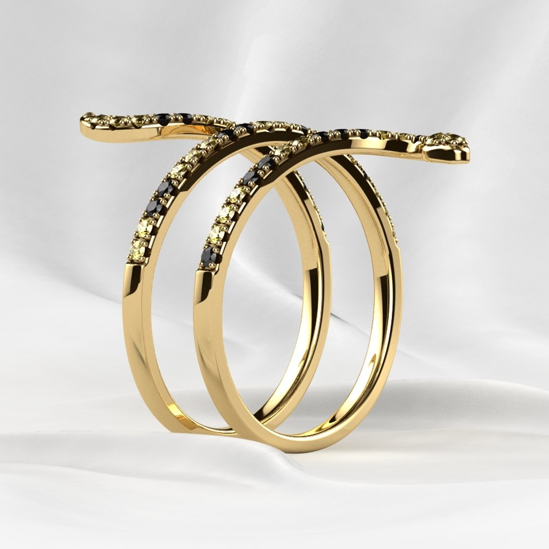 Snake Gold Ring 3D model - TurboSquid 1830781