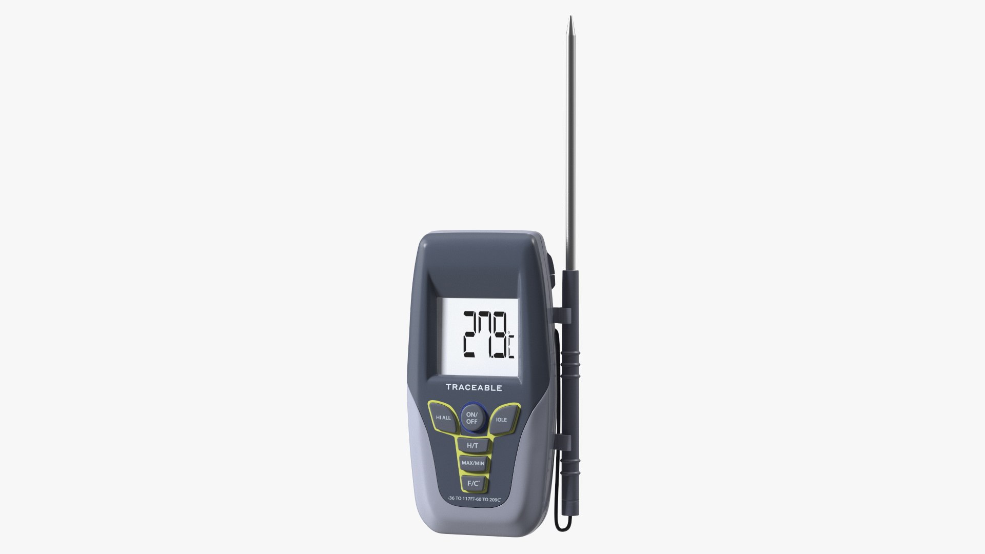 Digital Thermometer Kangaroo 3D model preview