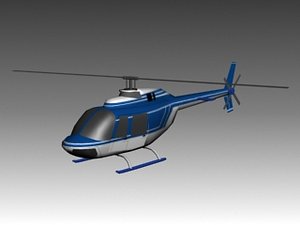 Bell 206 Helicopter