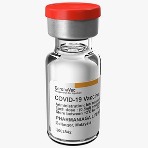 Vaccine Covid19 CoronaVac 3D model