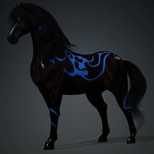 Horse-D4 3D model