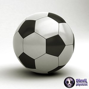 3d soccer ball