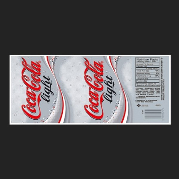 coca cola coke cans c4d