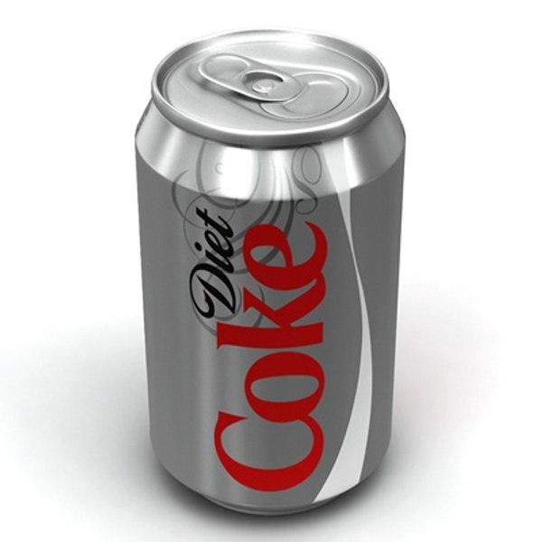 coca cola coke cans c4d