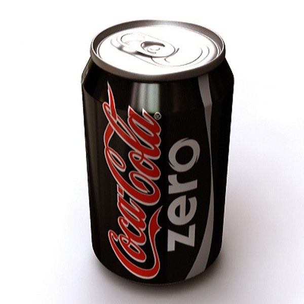 coca cola coke cans c4d