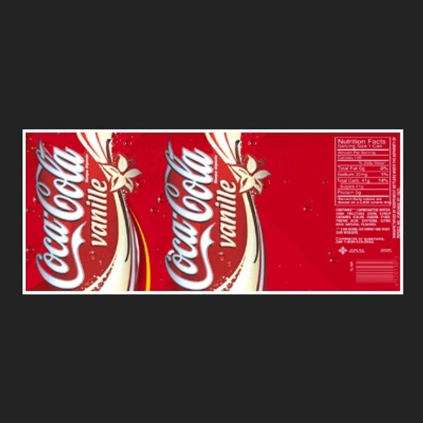 coca cola coke cans c4d