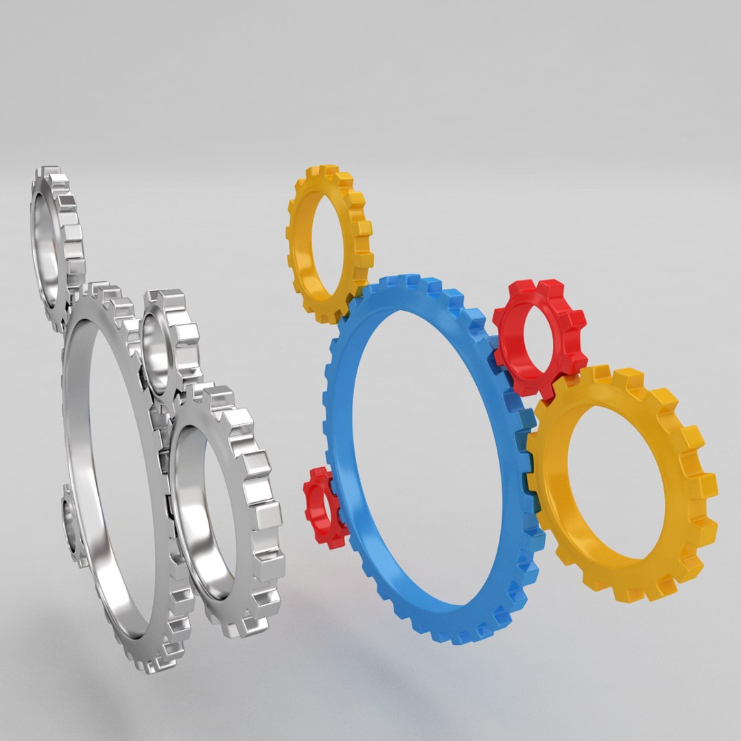 Maya Mechanical Machine Gears