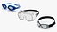 Goggles Collection 3D model
