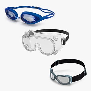 Goggles Collection 3D model