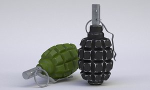 3d grenades f1 model
