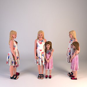 girls scan 3D