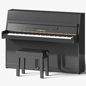 Yamaha JU109 PE black piano