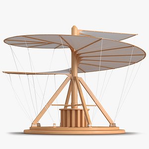 leonardo da vinci aerial 3D