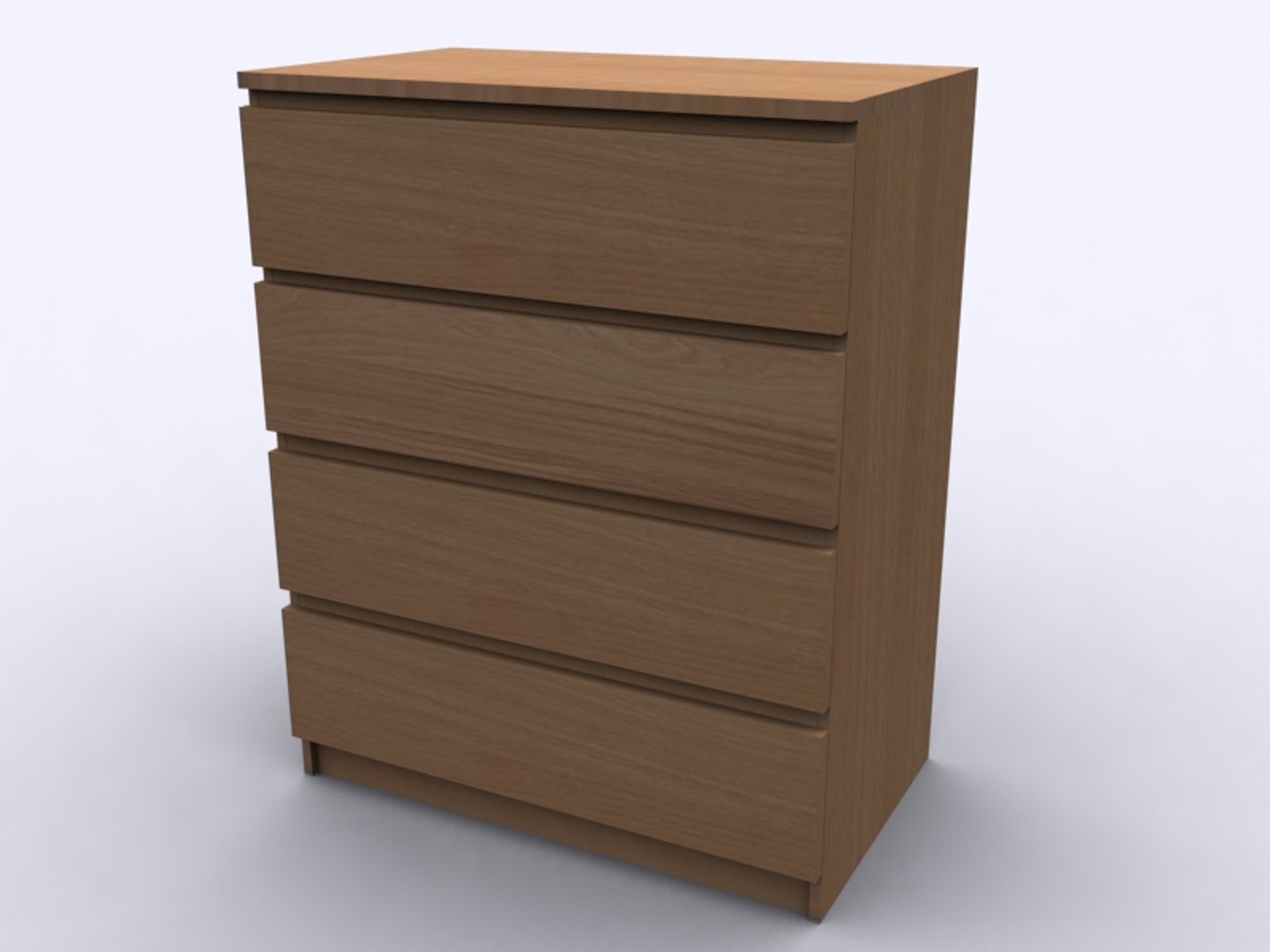 MALMチェスト4引き出し3Dモデル - TurboSquid 256626