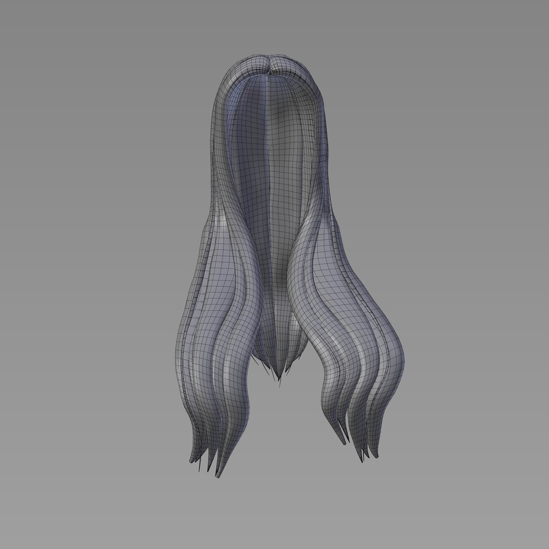 Hair Hairstyle 3D Model - TurboSquid 1650417