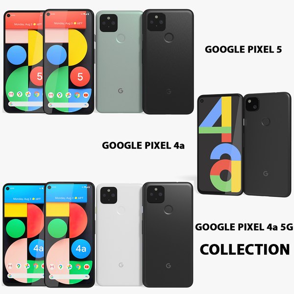 3D realistic google pixel 5