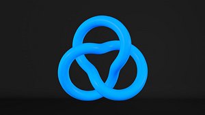 Trefoil Knot A 3D