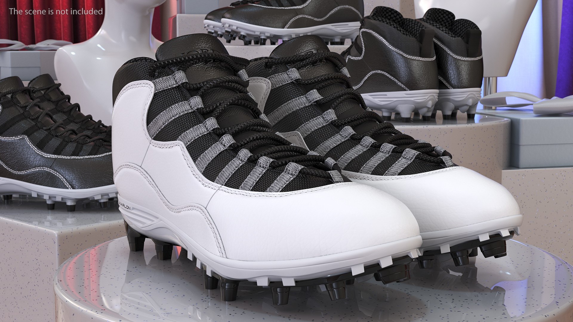 Air Jordan 10 Baseball Cleats White 3D model https://p.turbosquid.com/ts-thumb/oR/SsUYA1/L7/airjordan10baseballcleatswhitevray3dmodel003/jpg/1649000844/1920x1080/fit_q87/b443b7842af6138dfade62100053b70c6ae52b43/airjordan10baseballcleatswhitevray3dmodel003.jpg
