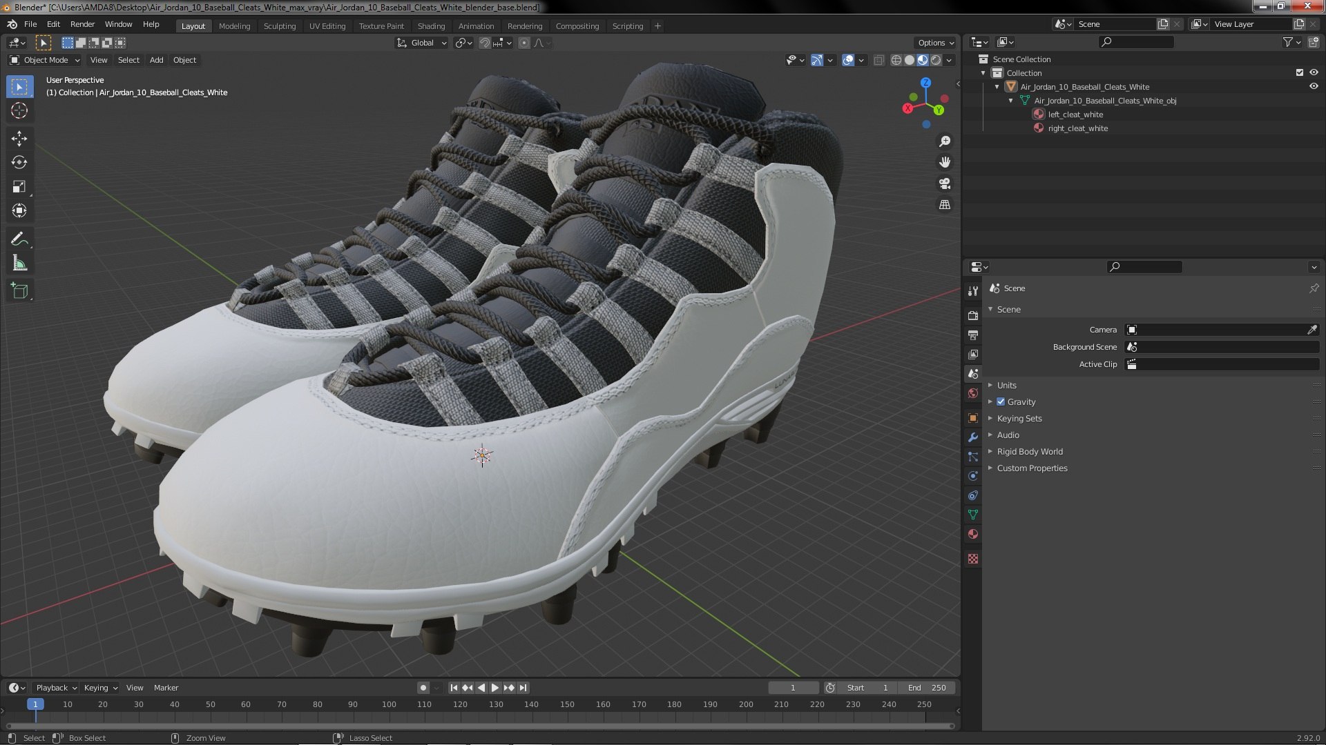 Air Jordan 10 Baseball Cleats White 3D model https://p.turbosquid.com/ts-thumb/oR/SsUYA1/px/airjordan10baseballcleatswhitevray3dmodel038/jpg/1649000934/1920x1080/fit_q87/1d5650789d0f5b1ed09a952ee25081b49bf37d6c/airjordan10baseballcleatswhitevray3dmodel038.jpg