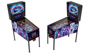 3D Arcade game pinball machine