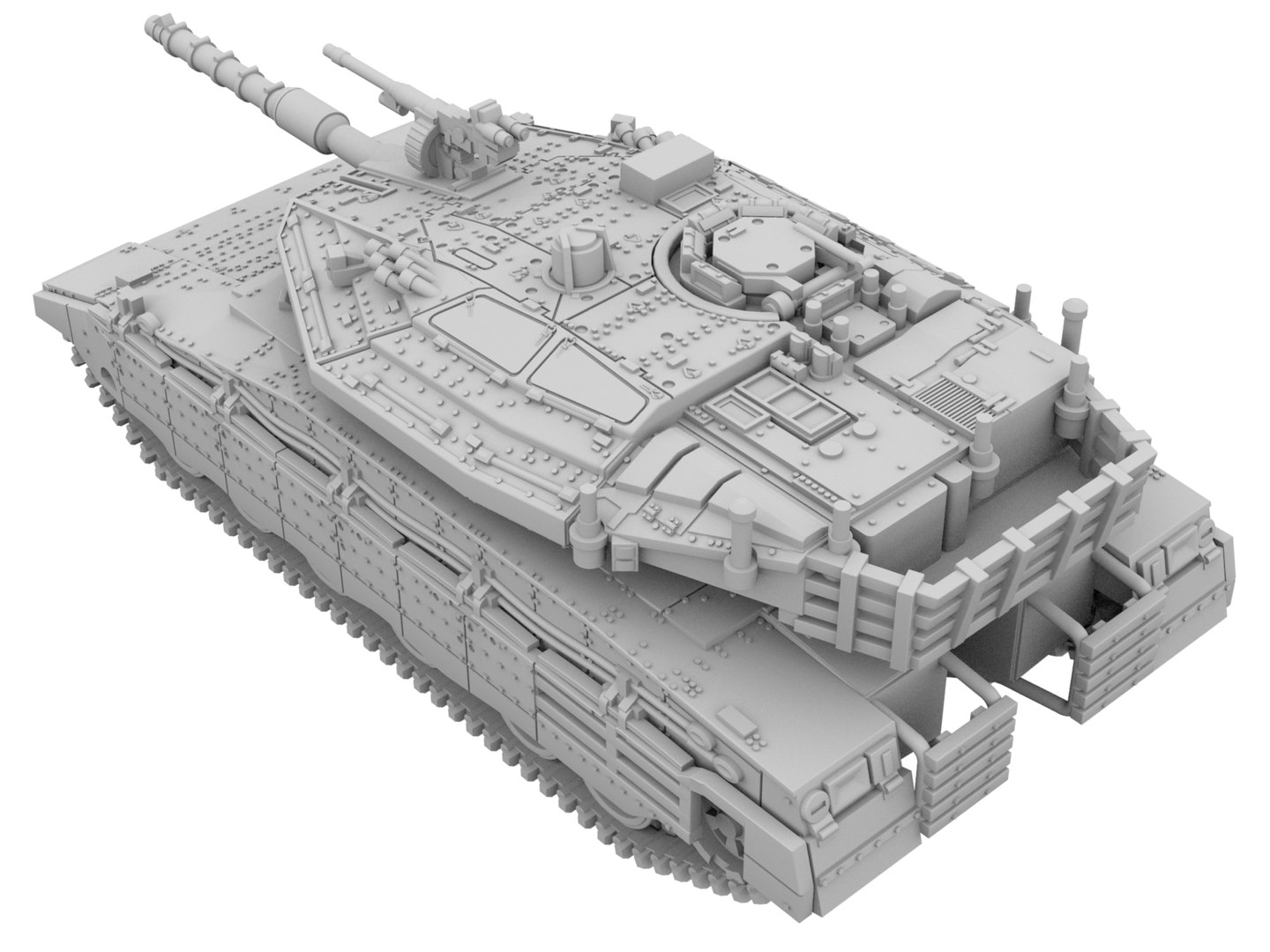 3D Model Merkava Mk4 Tank - TurboSquid 1312055