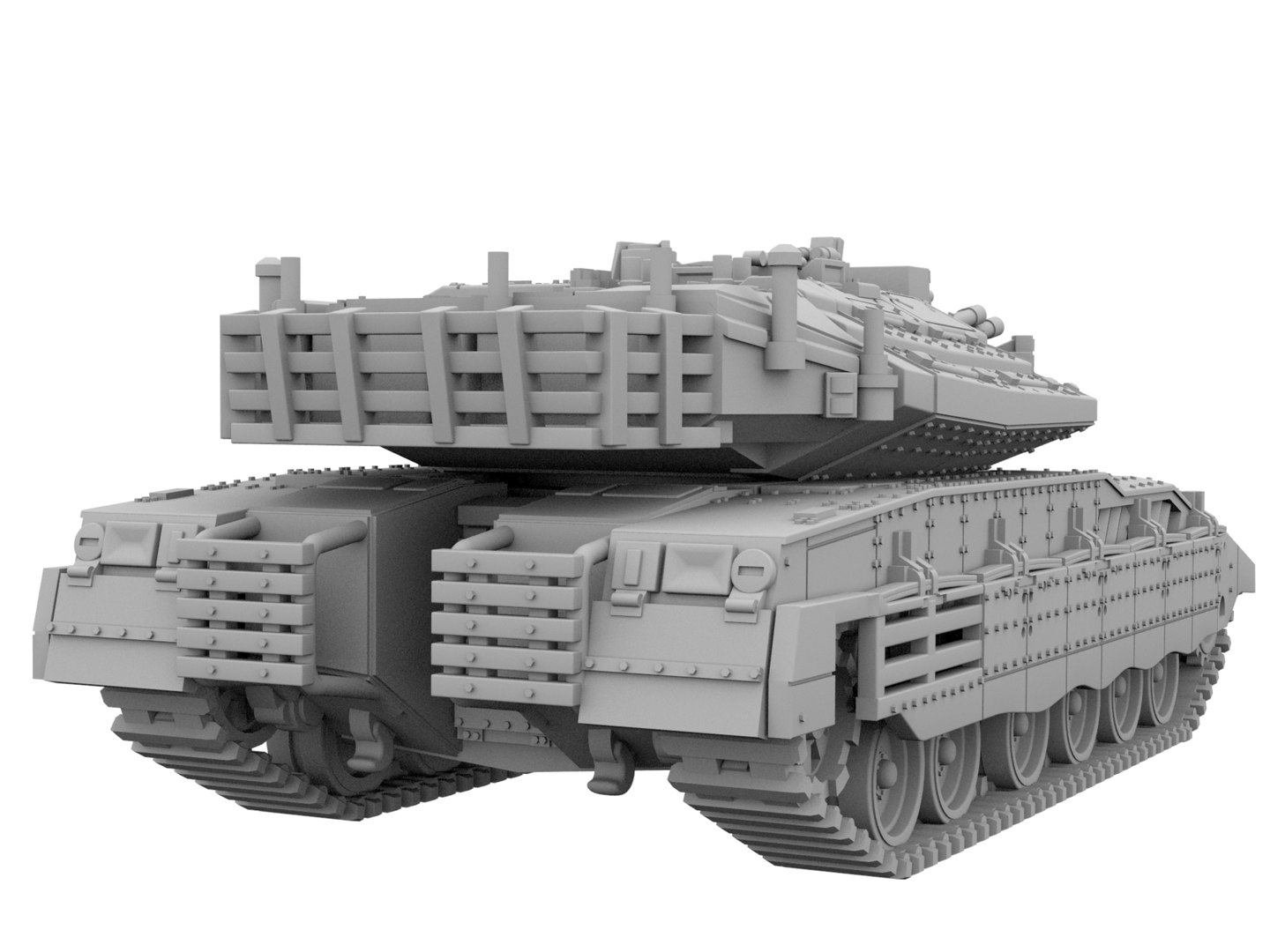 3D Model Merkava Mk4 Tank - TurboSquid 1312055