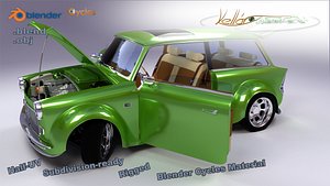 trabant 3d obj
