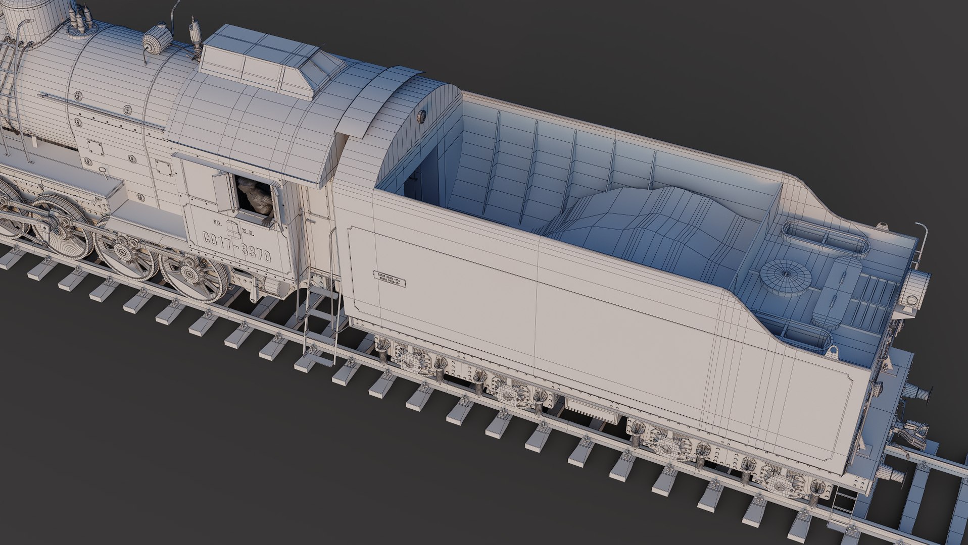 3D Steam Locomotive - 17 - TurboSquid 2149157