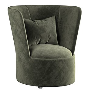 3D Cape Armchair by Natuzzi Italia model