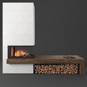 3D model 272 sl fireplace piazzetta