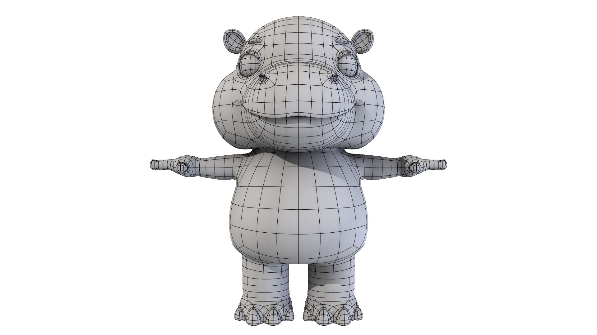 Baby Hippo 3D model https://p.turbosquid.com/ts-thumb/oR/eZfMrJ/Yo/hippo_wireframe/png/1727796224/1920x1080/fit_q87/e99972eb21b08e39144ed4d2ebabcd28c12c2001/hippo_wireframe.jpg