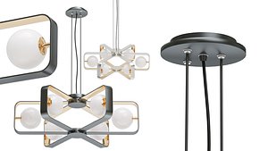 3D model HangingHanging chandelier Maytoni Avola 2 7